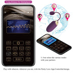 PRETTY LOVE Abner – App-gesteuerter Paarvibrator, lila