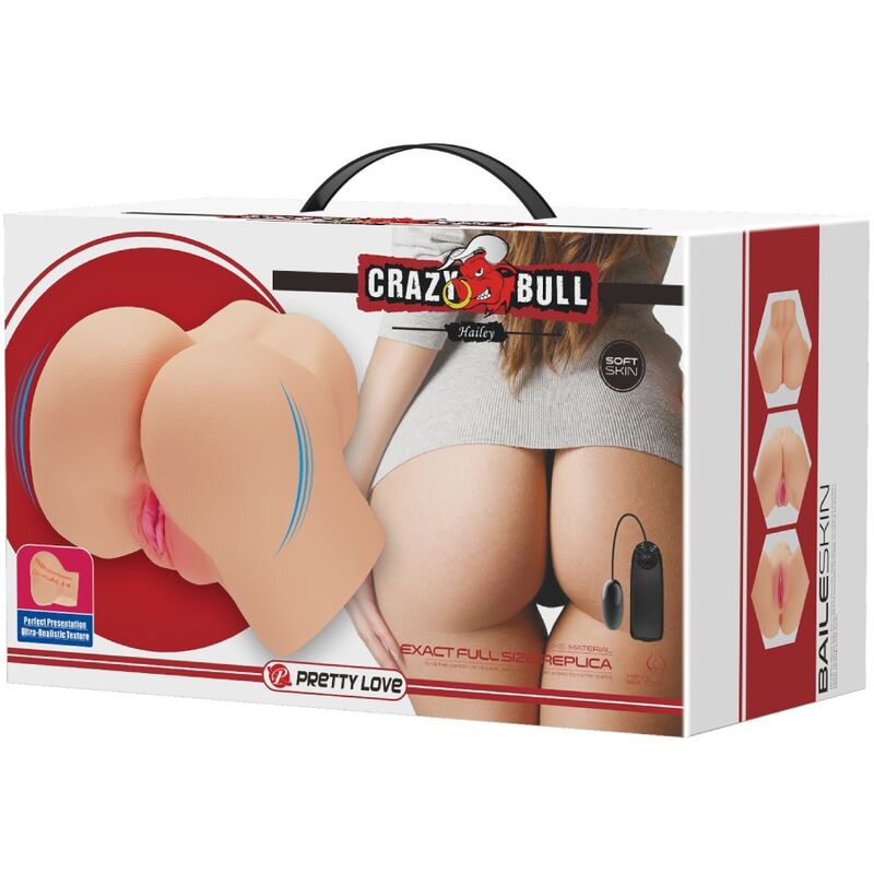 CRAZY BULL – VIBRATORE HAILEY PER VAGINA E ANO REALISTICI