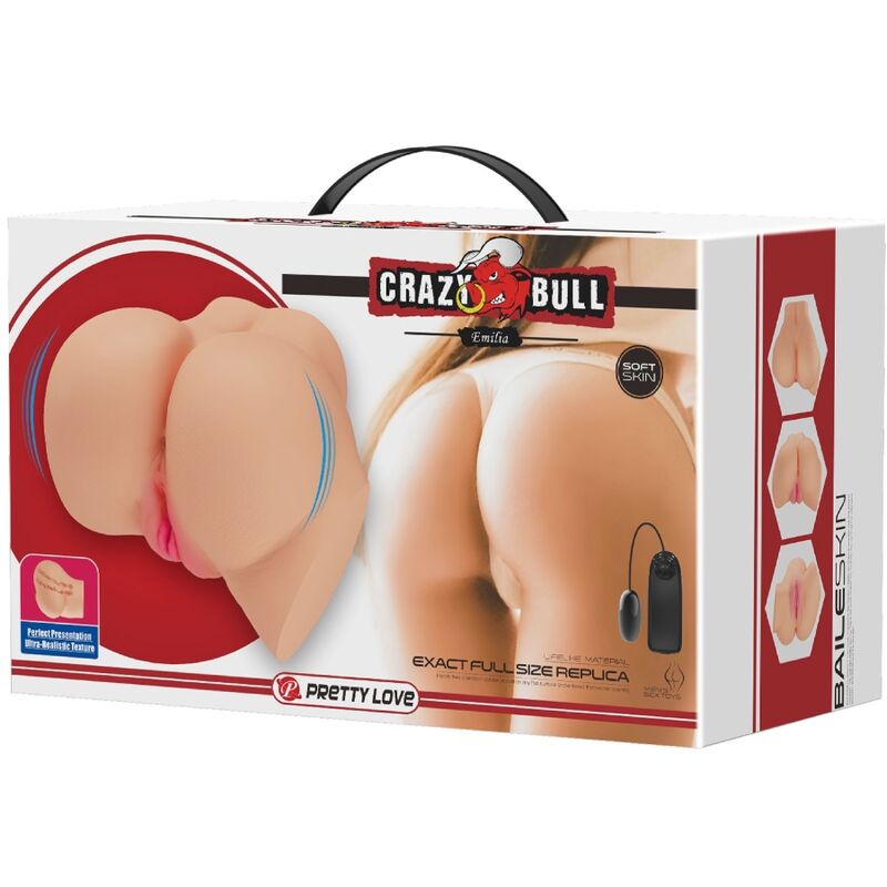 CRAZY BULL Emilia – Realistischer Vagina- und Anus-Vibrator