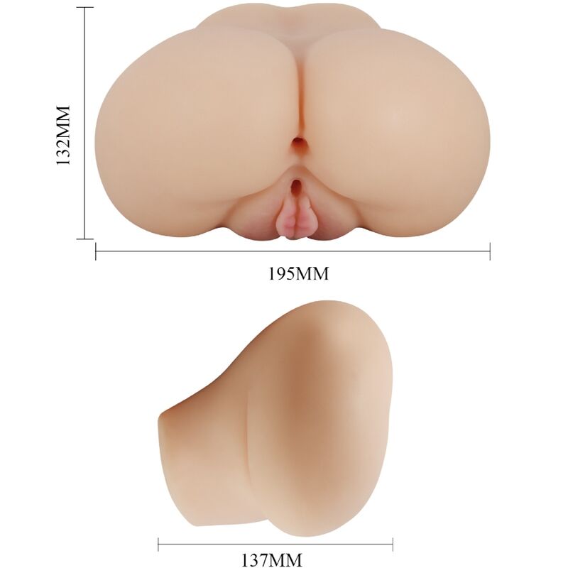 CRAZY BULL – VIBRATEUR VAGIN ET ANUS LUNA RÉALISTE