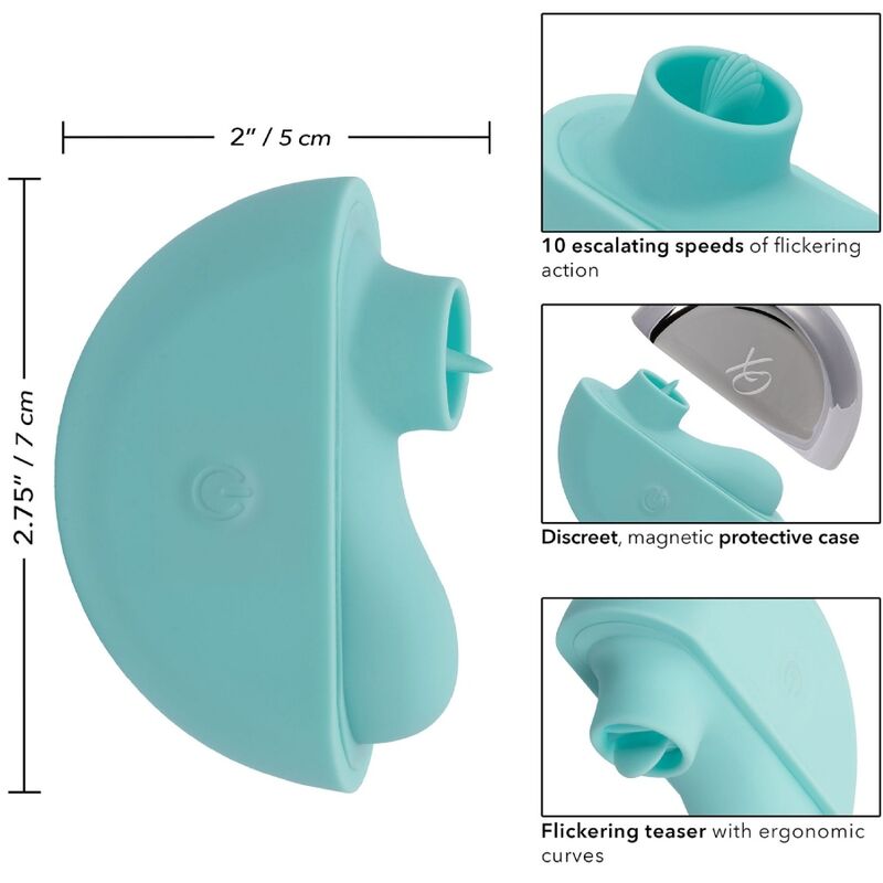 CALEXOTICS – OVATION STIMULATEUR RAVE VERT AQUA