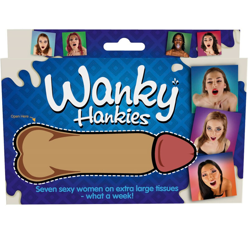 SPENCER & FLEETWOOD – WANKY HANKIES 7 EXTRA LARGE WOMEN'S HANDKERCHIEFS