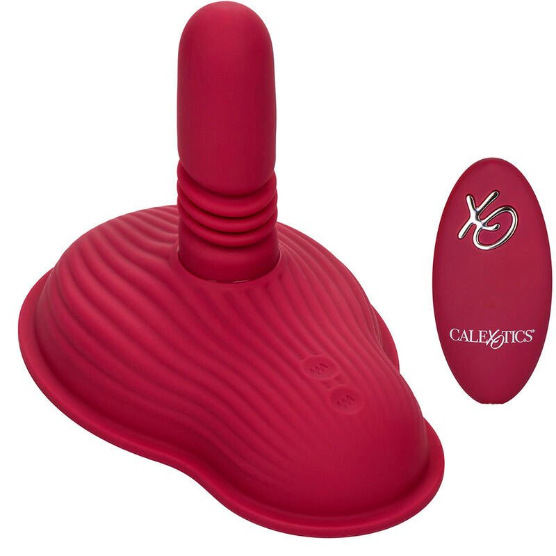 CALEXOTICS – RIDER MASSAGER DOUBLE MOTOR REMOTE CONTROL RED