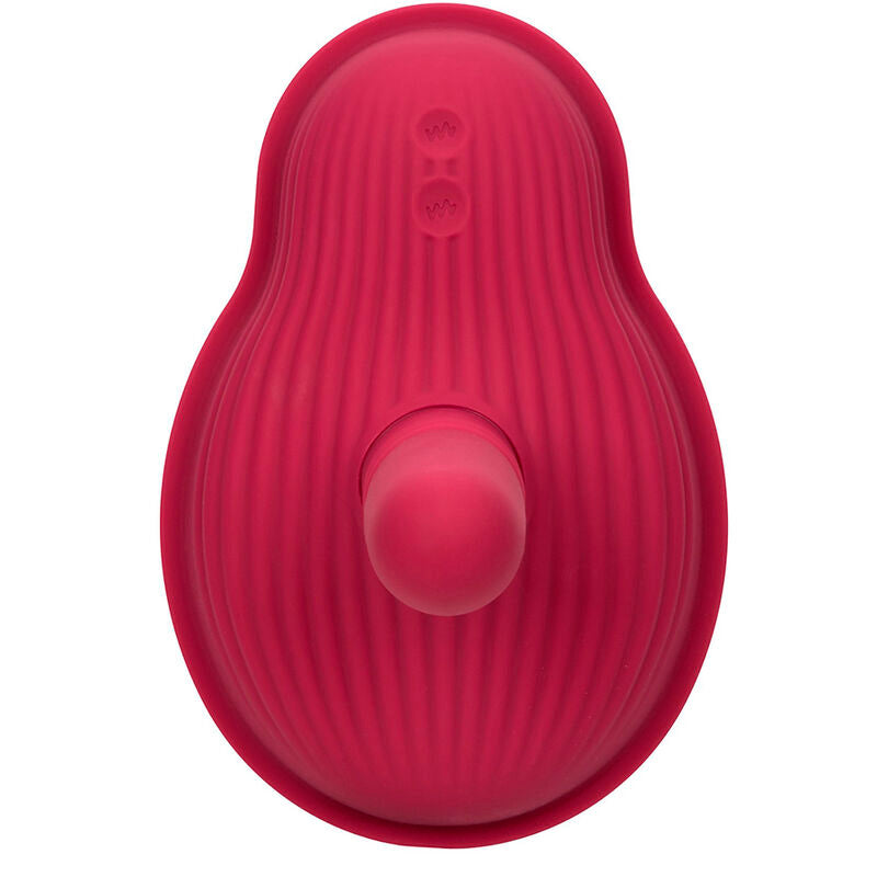 CALEXOTICS – RIDER MASSAGER DOUBLE MOTOR REMOTE CONTROL RED