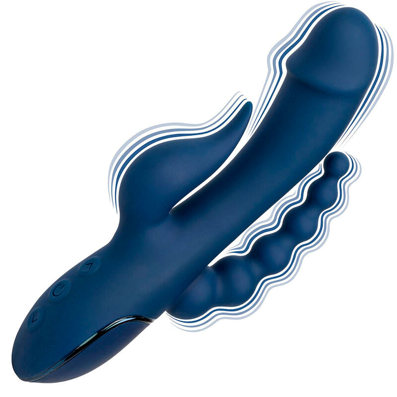 CALEXOTICS – VIBRATEUR TRIPLE ORGASME BLEU