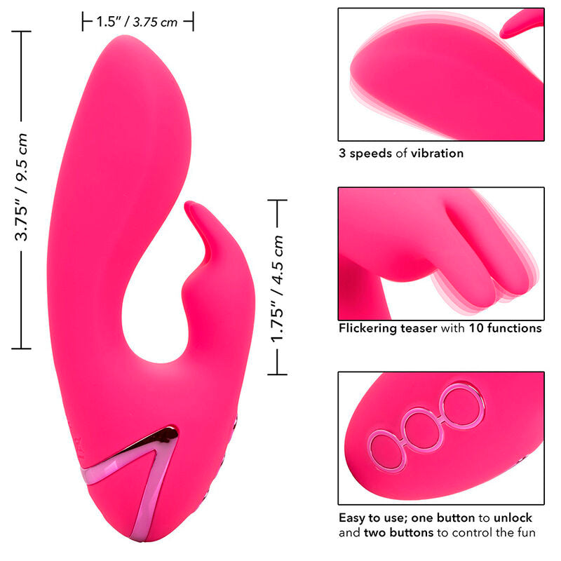 CALEXOTICS – SO. VIBRATORE CAL SUNSHINE RABBIT FUCSIA DI CALIFORNIA DREAMING