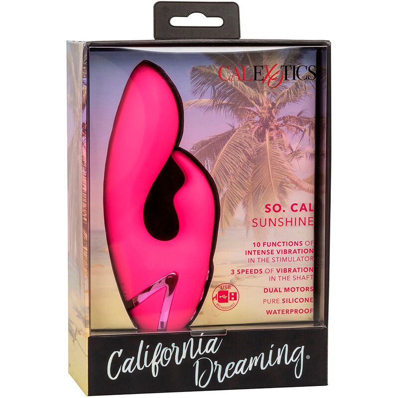 CALEXOTICS – SO. VIBRATORE CAL SUNSHINE RABBIT FUCSIA DI CALIFORNIA DREAMING
