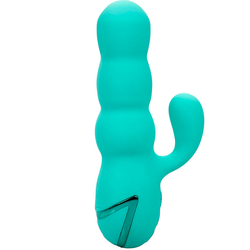 CALEXOTICS – DEL MAR DIVA VIBRATOR RABBIR AQUA GREEN BY CALIFORNIA DREAMING