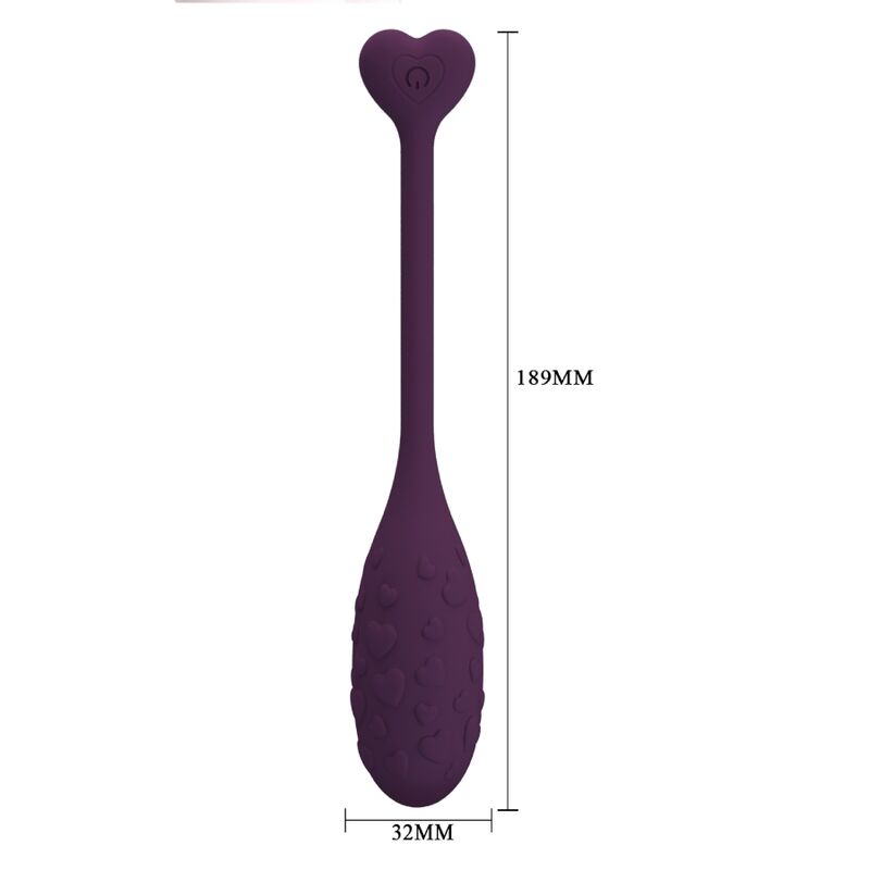 PRETTY LOVE – FISHERMAN APP CONTROLLED VIBRATING EGG LILA
