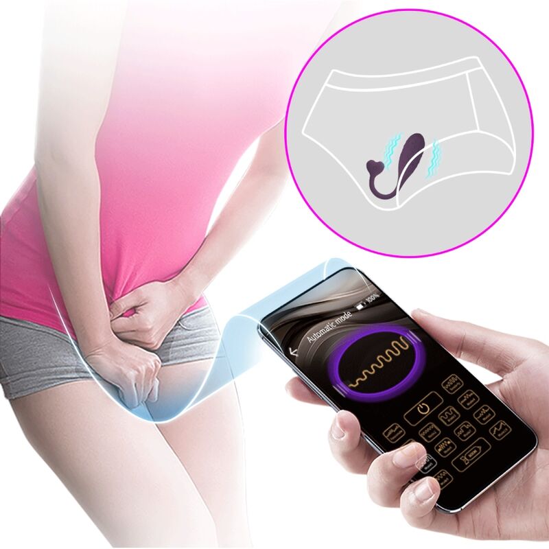 PRETTY LOVE – FISHERMAN APP CONTROLLED VIBRATING EGG LILA