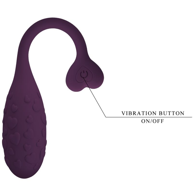 PRETTY LOVE – FISHERMAN APP CONTROLLED VIBRATING EGG LILA
