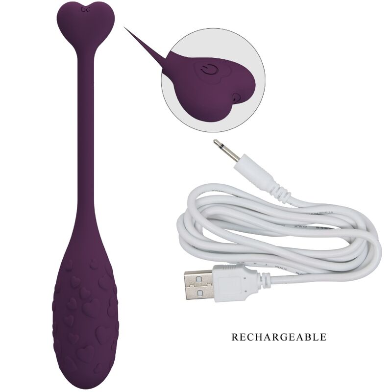 PRETTY LOVE – FISHERMAN APP CONTROLLED VIBRATING EGG LILA