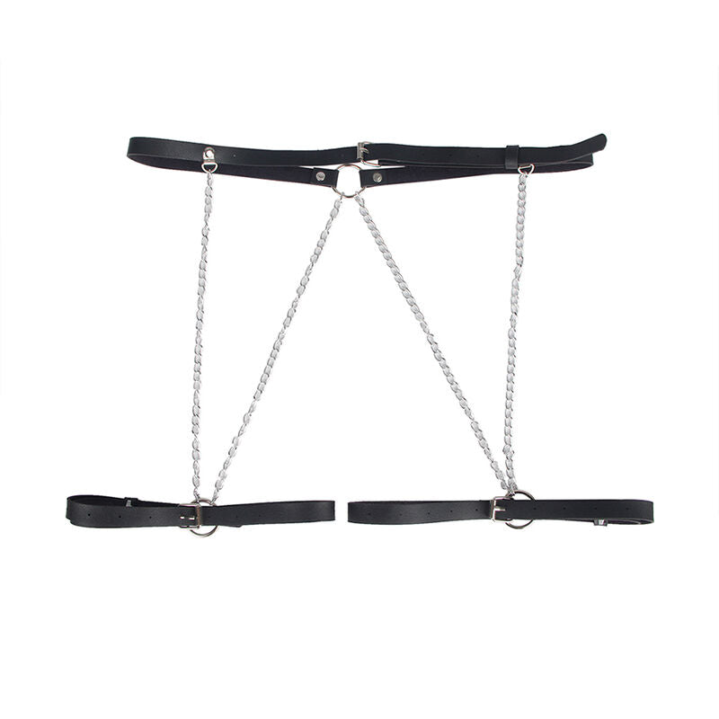 SUBBLIME – CINTURA IN PELLE NERA TAGLIA UNICA