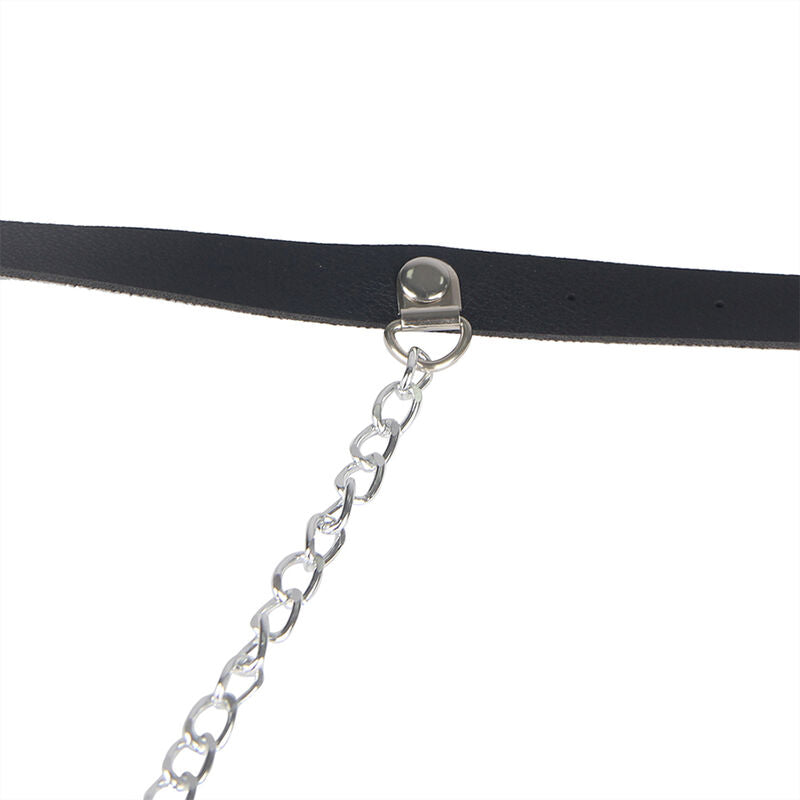 SUBBLIME – CINTURA IN PELLE NERA TAGLIA UNICA