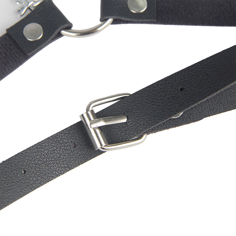 SUBBLIME – CINTURA IN PELLE NERA TAGLIA UNICA