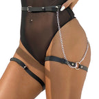 SUBBLIME – CINTURA IN PELLE NERA TAGLIA UNICA