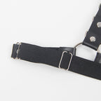 SUBBLIME – HARNAIS CEINTURE ET JARRETIÈRES AVEC ANNEAUX ET CHAÎNE DÉTAIL TAILLE UNIQUE