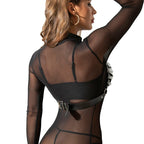 SUBBLIME – Harness-BH und Halskette mit Ketten