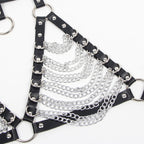 SUBBLIME – Harness-BH und Halskette mit Ketten