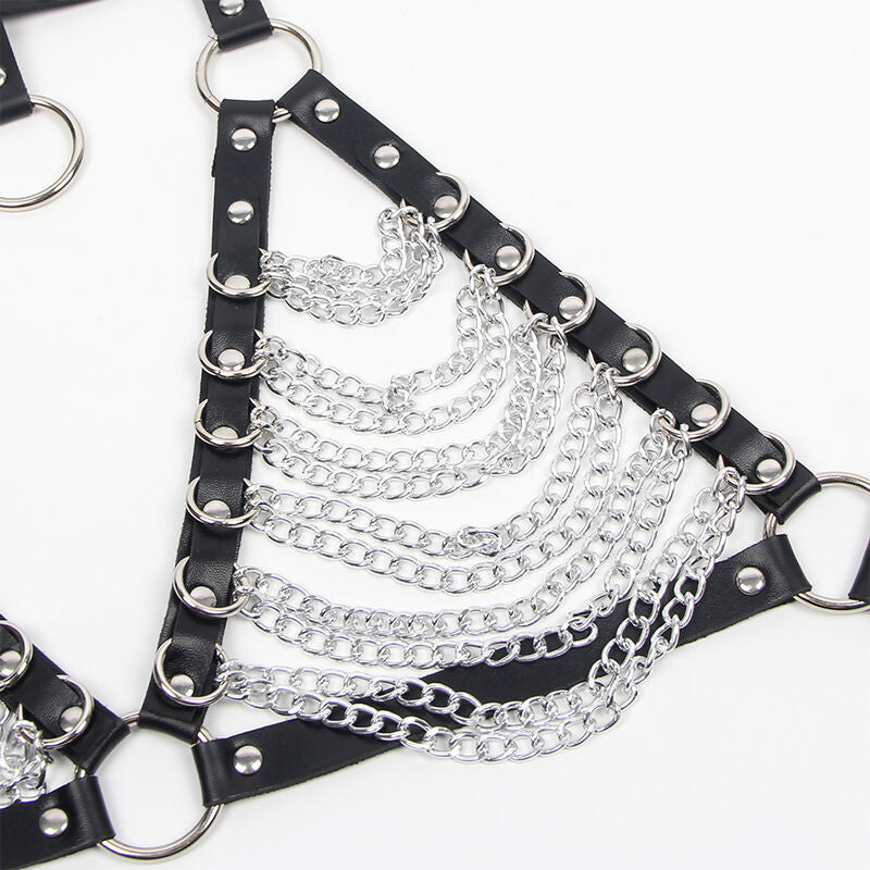 SUBBLIME – Harness-BH und Halskette mit Ketten