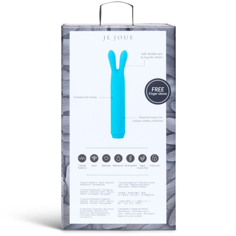 JE JOUE Bullet Rabbit – Klitoris-Vibrator, Teal, Stark