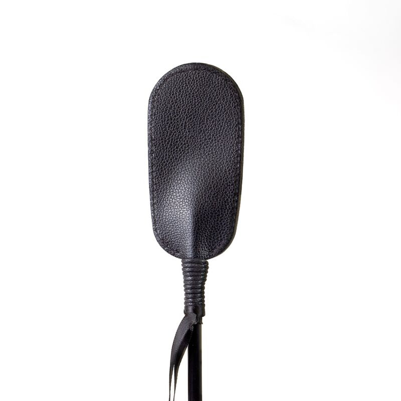 SECRET PLAY – Schwarze Reitgerte aus veganem Leder