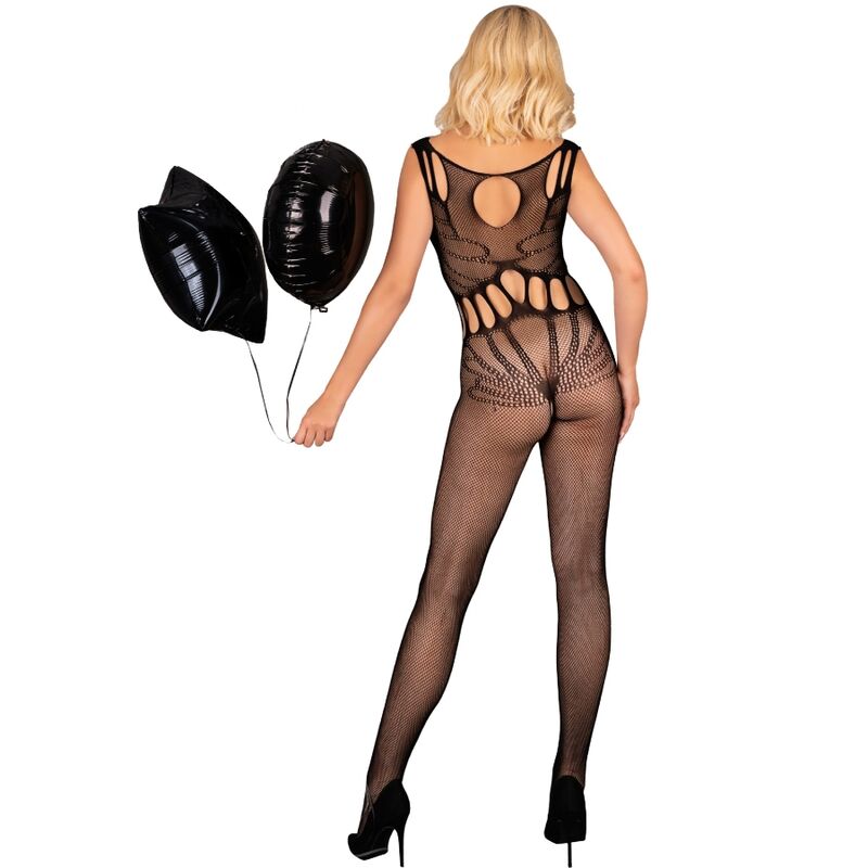 LIVCO CORSETTI FASHION – AMAHIL BODYSTOCKING CROTCHLESS NERO TAGLIA UNICA