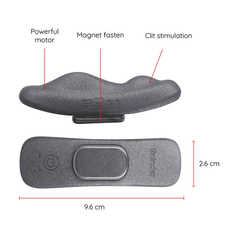 ONINDER – MANILA PANTY RECHARGEABLE VIBRATOR 9 SPEED 9.6 CM X 2.6 CM – FREE APP