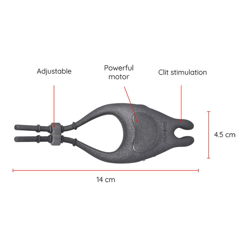 ONINDER Pampa – Verstellbarer Vibrationsring mit Klitorisstimulator, App-gesteuert