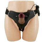 PRETTY LOVE – MARION HARNESS UNIVERSAL BRIEFS WITH VIBRATION DILDO 19 CM BROWN