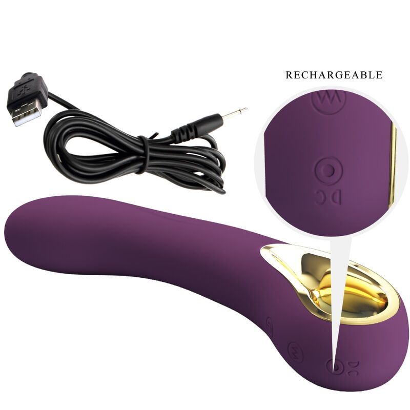 PRETTY LOVE Ethan – Wiederaufladbarer G-Punkt-Vibrator, lila