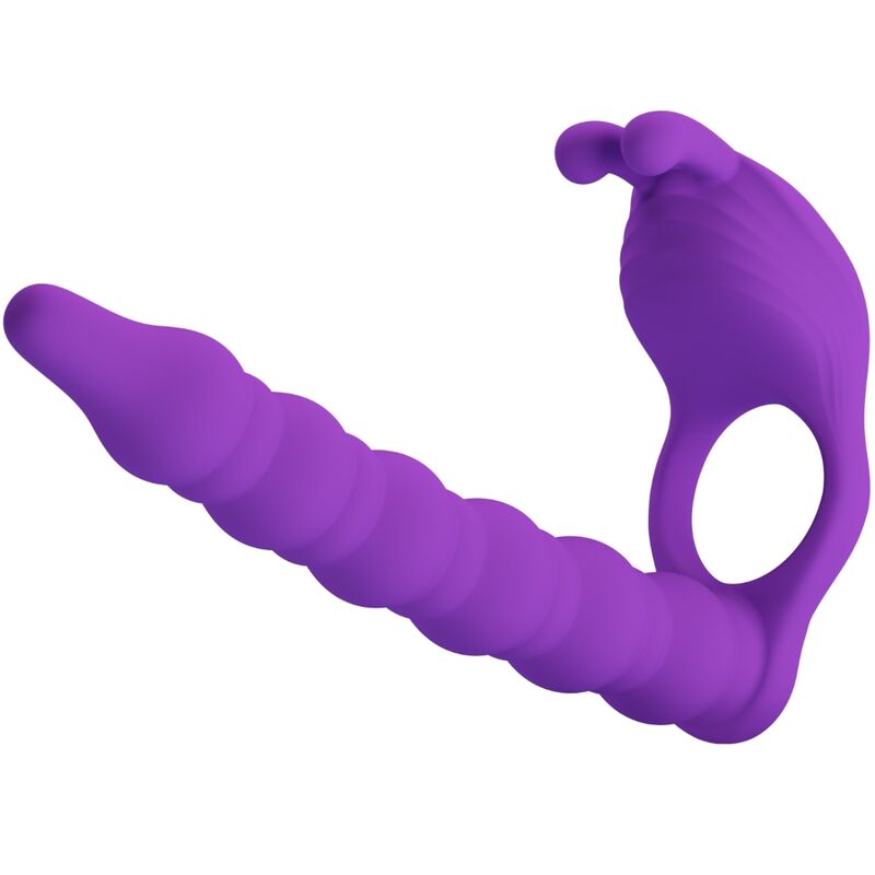 PRETTY LOVE – BLACKNEY ANNEAUX PÉNIS AVEC PLUG VIBRATEUR