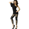 CHILIROSE CR 3390 – Leggings Schwarz/Leopard, Gr. S/M