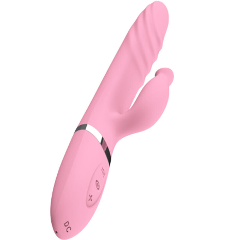 ARMONY – Thrusting vibrator with heated tongue, pink