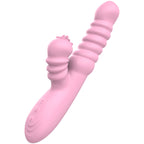 ARMONY – Multifunction vibrator with stimulating tongue and heating, pink