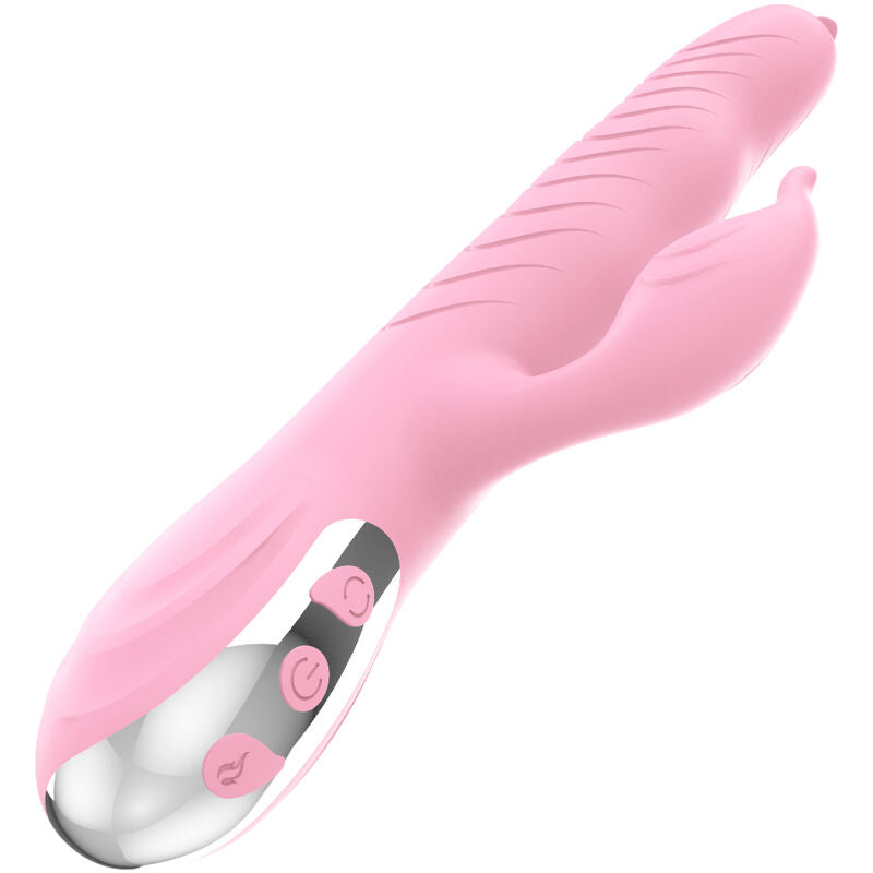 ARMONY Marcia – Vibratore con spinta, doppia linguetta e riscaldamento, rosa