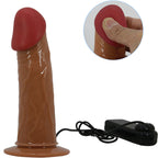 PRETTY LOVE – STARKS SLIP HARNAIS DILDO VIBRANT MULTI-VITESSES 17,5 CM MARRON CLAIR