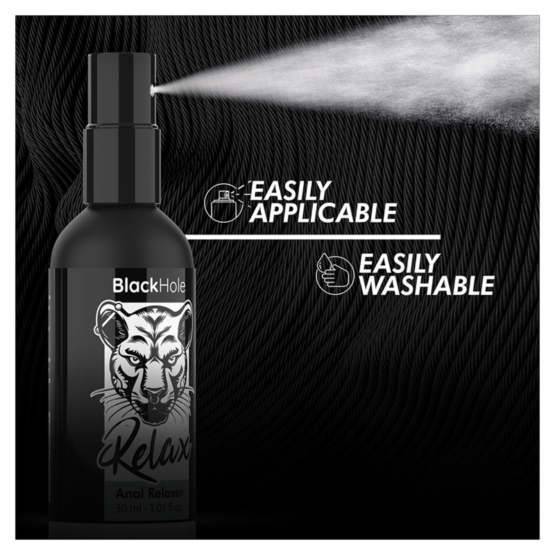 BLACK HOLE Explorer – Anal-Entspannungsspray, 30 ml