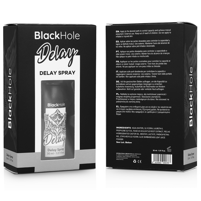 BLACK HOLE – SPRAY RETARDATEUR STUDY FORTE 30 ML