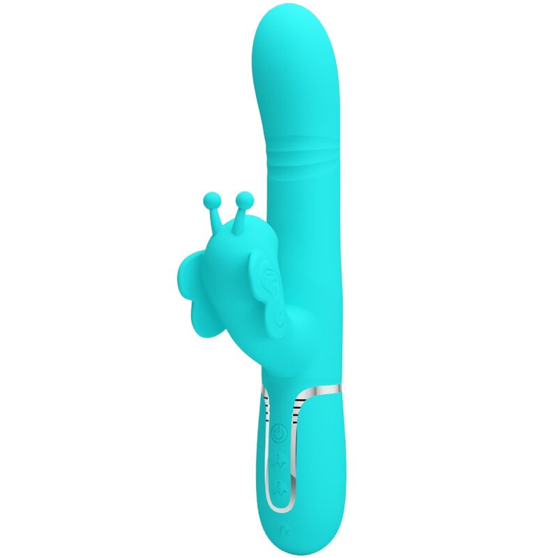 PRETTY LOVE – VIBRATEUR MULTIFONCTION LAPIN 4 EN 1 PAPILLON