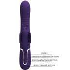 PRETTY LOVE Schmetterling – 4-in-1-Kaninchenvibrator, lila