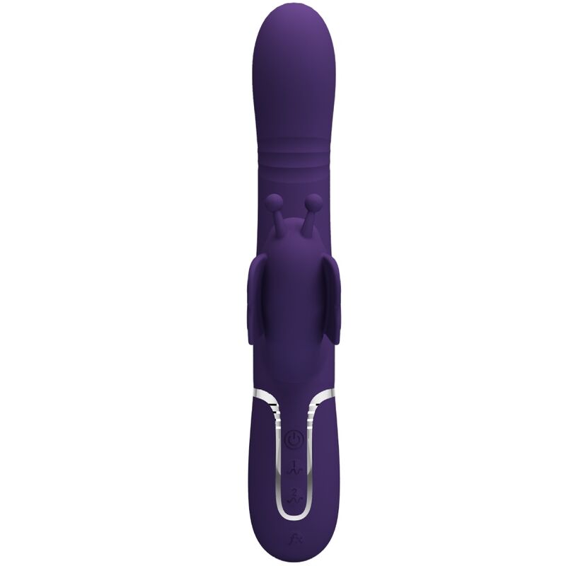 PRETTY LOVE Schmetterling – 4-in-1-Kaninchenvibrator, lila