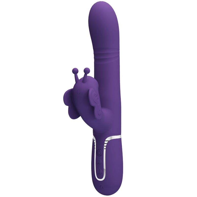 PRETTY LOVE Schmetterling – 4-in-1-Kaninchenvibrator, lila