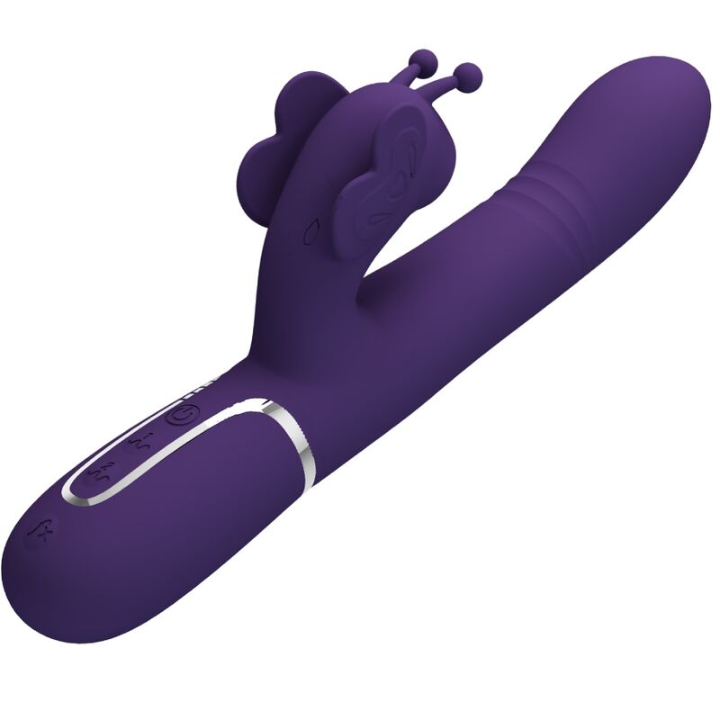 PRETTY LOVE Schmetterling – 4-in-1-Kaninchenvibrator, lila