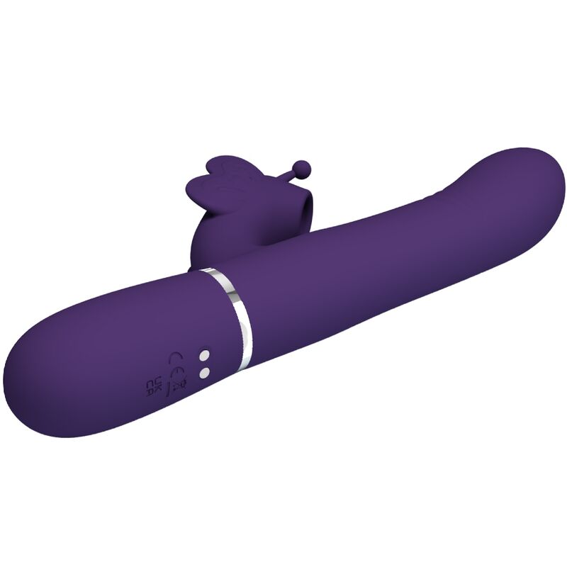 PRETTY LOVE Schmetterling – 4-in-1-Kaninchenvibrator, lila