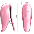 PRETTY LOVE – LEAF VIBRATING NIPPLE CLAMPS PINK