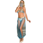SUBBLIME – SET DI LINGERIE BLU STILE INDIA