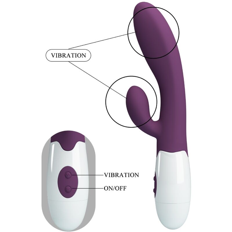 PRETTY LOVE – ALVIS VIBRATEUR RABBIT ET POINT G VIOLET