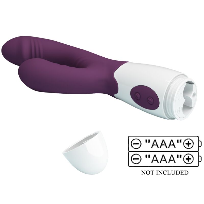 PRETTY LOVE – ANDRE VIBRATORE RABBIT E STIMOLATORE PUNTO G VIOLA