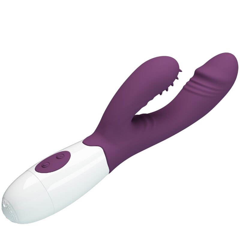 PRETTY LOVE – ANDRE VIBRATORE RABBIT E STIMOLATORE PUNTO G VIOLA
